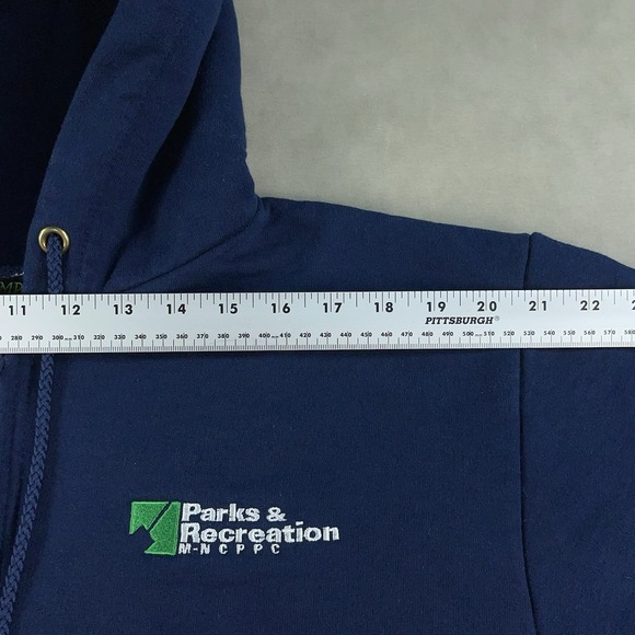 Camber Thermal Lined Full Zip Hoodie Mens Large Parks & Recreation Made In USA - Picture 9 of 12